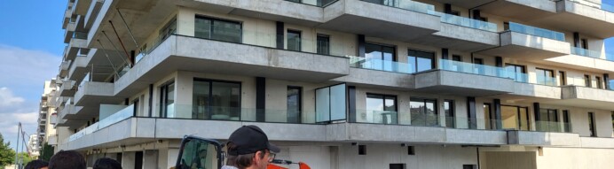 Visite de chantier sur la ZAC Charles de Gaulle Est